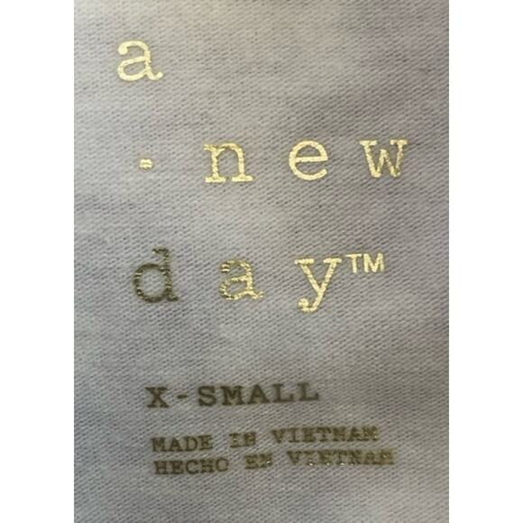 A New Day Tie Dye Sleeveless Crew Neck Tank Top Dress Reg Size XS - Picture 2 of 6